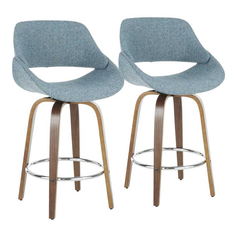 Fabrico 26" Fixed-Height Counter Stool -  Set of 2