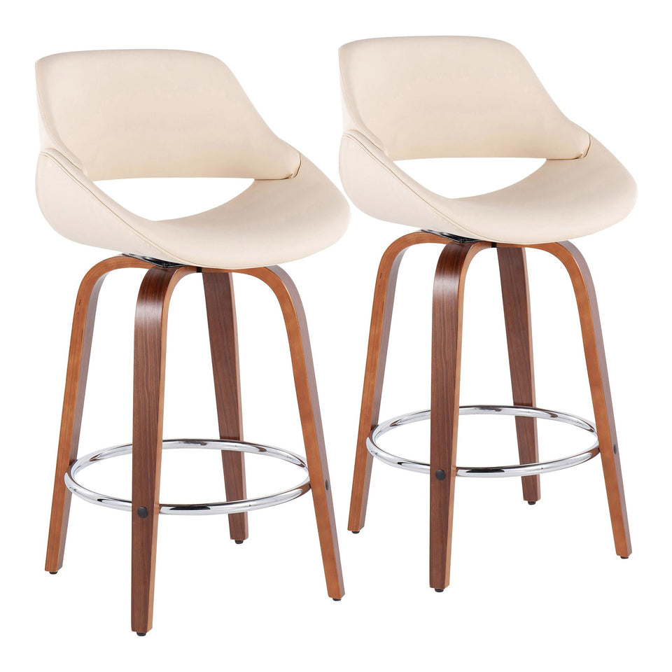 Fabrico 26" Fixed-Height Counter Stool - Set of 2