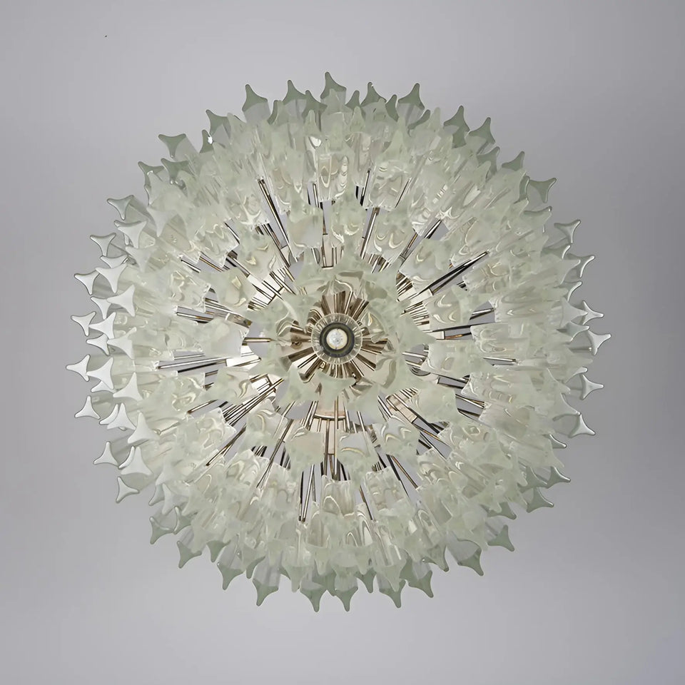 Fantastic Murano Prisms Transparent Chandelier