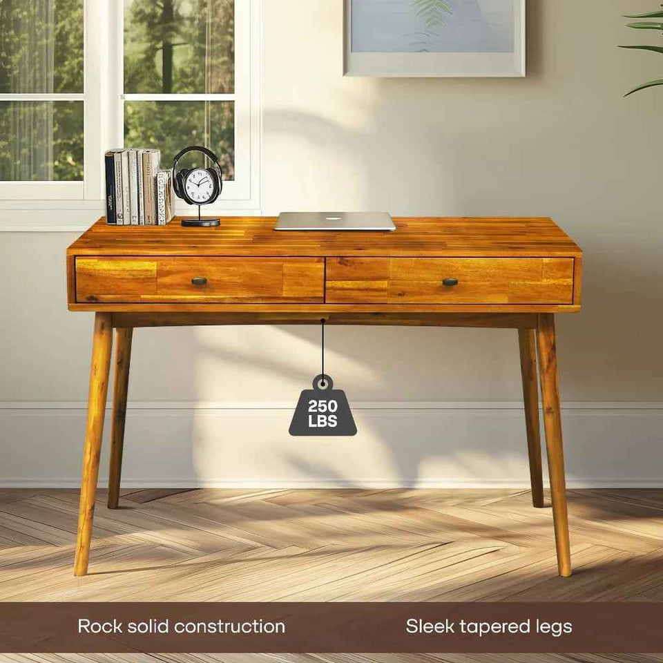 Lagom 48 Inches Solid Wood Desk