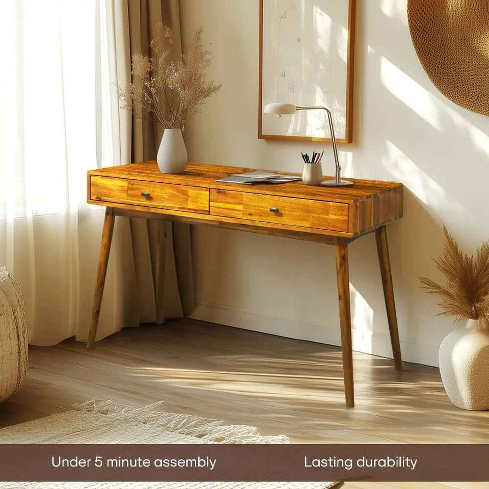 Lagom 48 Inches Solid Wood Desk