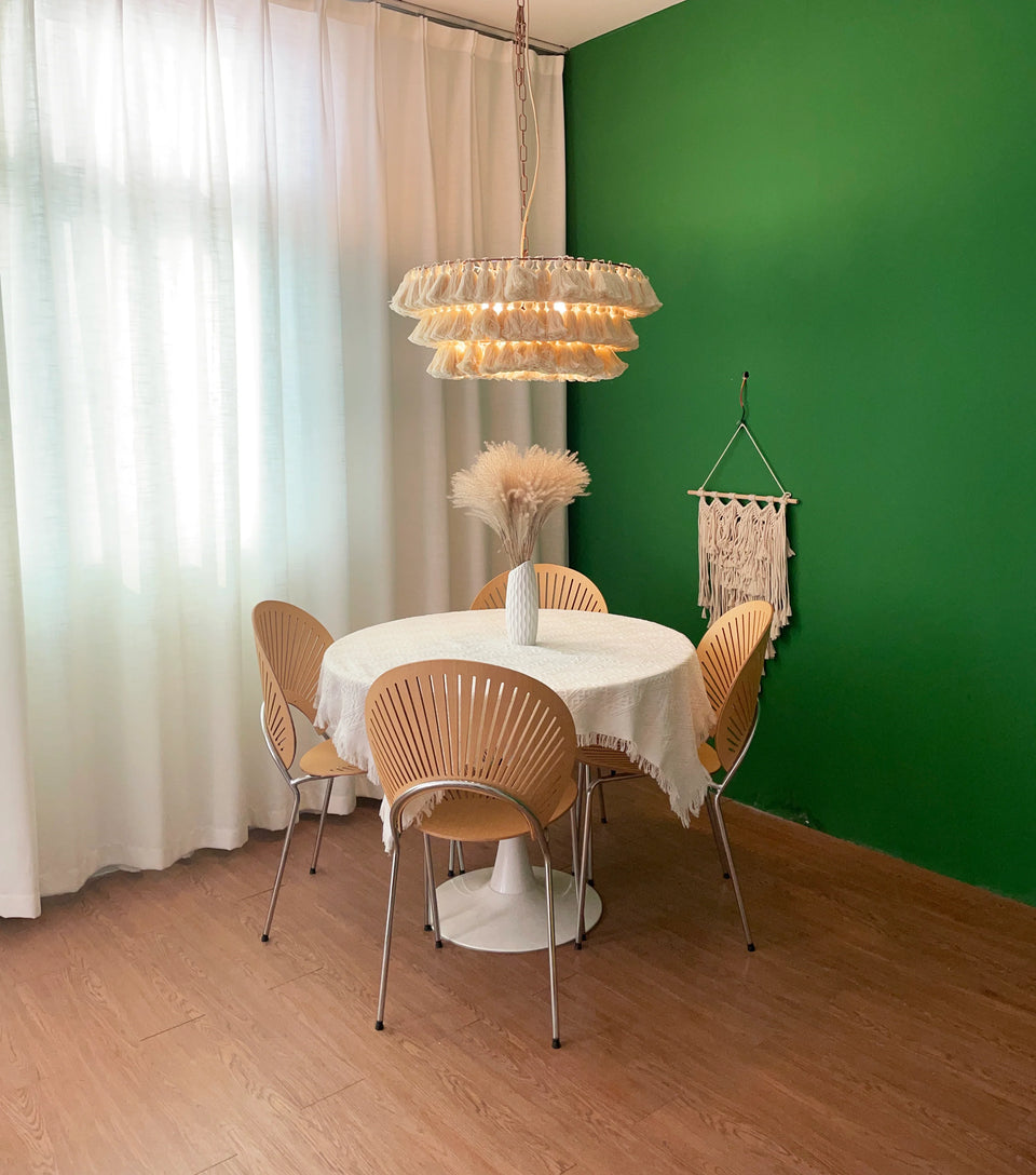 Fela Fabric Tassel Chandelier