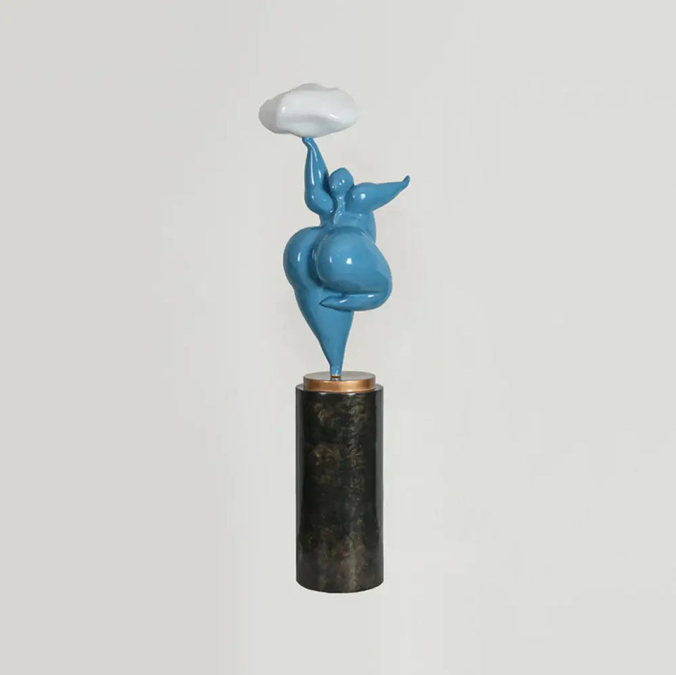 Figure Sculpture Rylight Cloud Floor Lamp