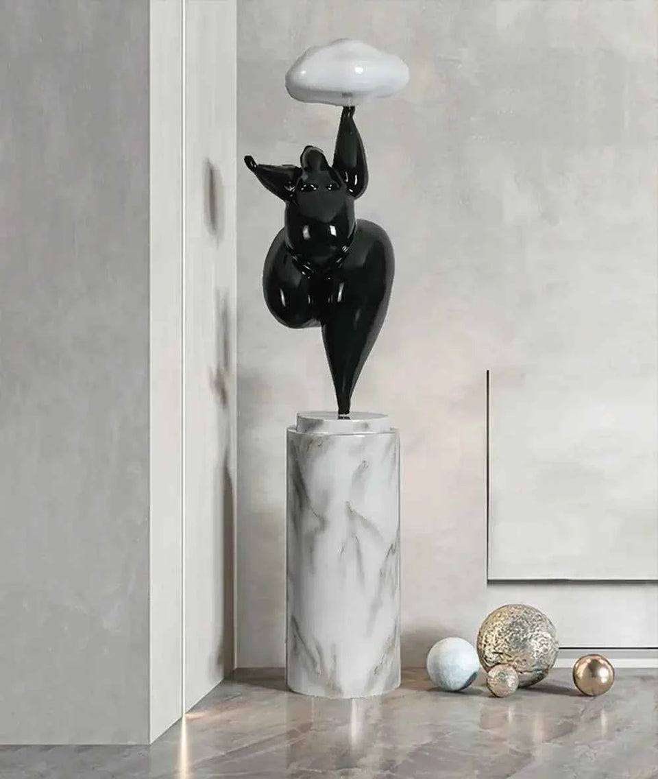 Figure Sculpture Rylight Cloud Floor Lamp