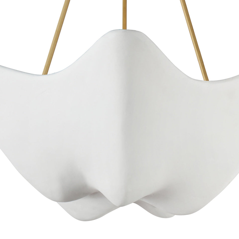 Flowing Plaster Chandelier