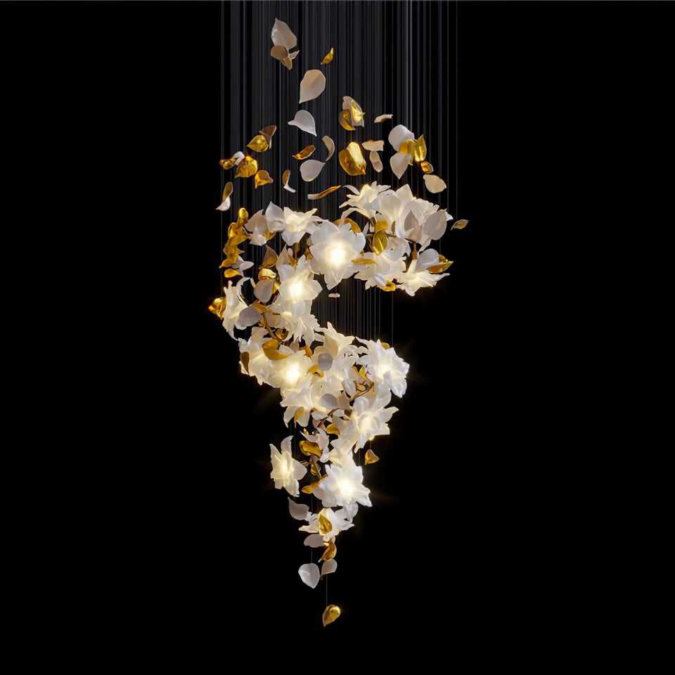 Flying Flowers Fluttering Chandelier