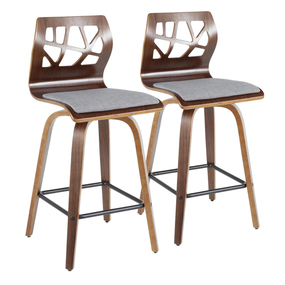 Folia 26" Fixed-Height Counter Stool - Set of 2