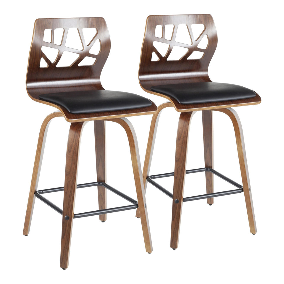 Folia 26" Fixed-Height Counter Stool - Set of 2