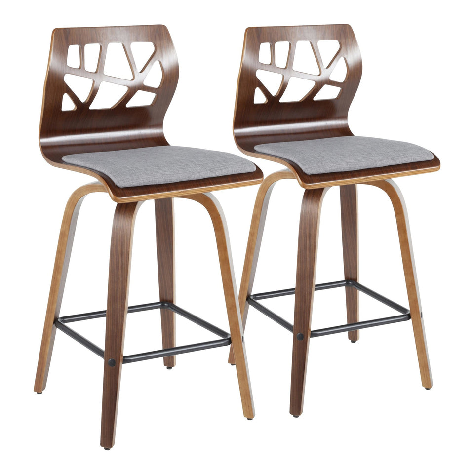 Folia 26" Fixed-Height Counter Stool - Set of 2