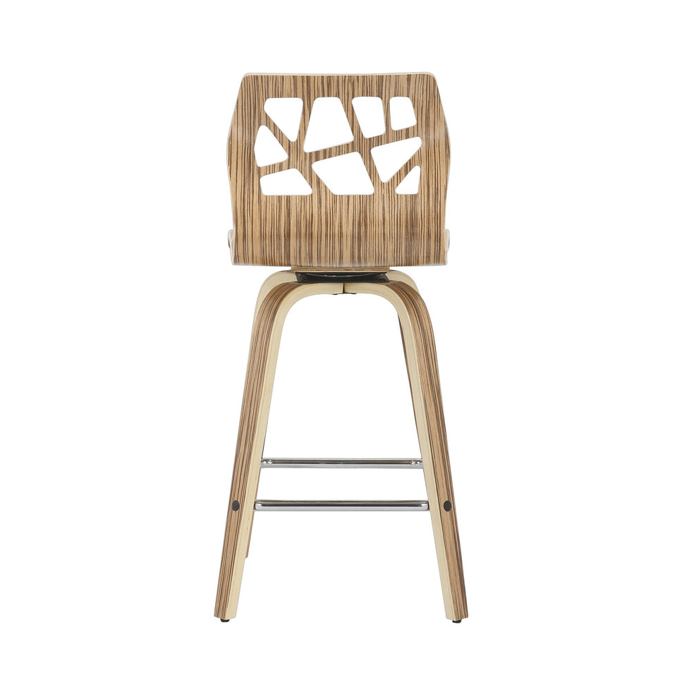 Folia 26" Fixed-Height Counter Stool - Set of 2