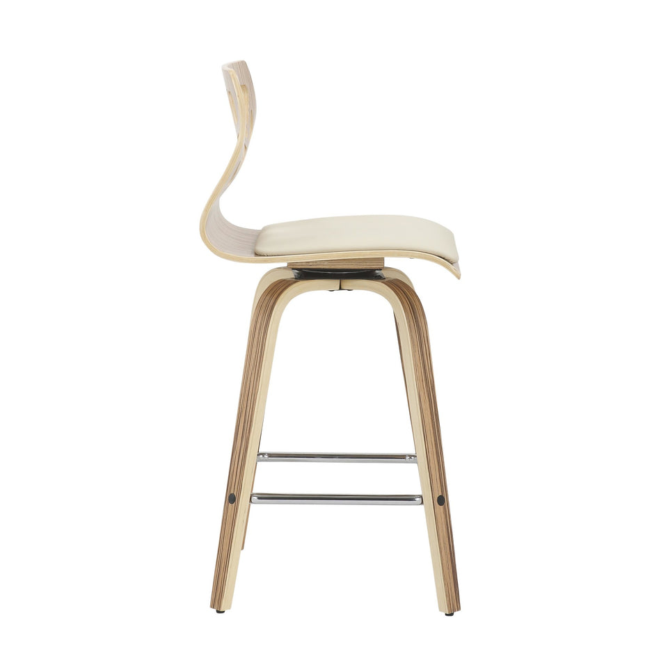 Folia 26" Fixed-Height Counter Stool - Set of 2