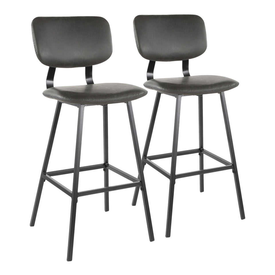 Foundry 30" Fixed-Height Barstool - Set of 2