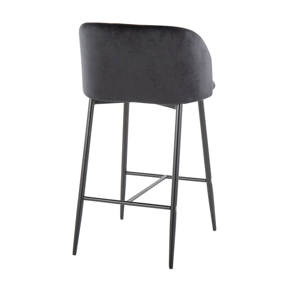 Fran 26" Fixed-Height Counter Stool - Set of 2