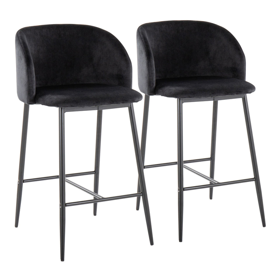 Fran 26" Fixed-Height Counter Stool - Set of 2