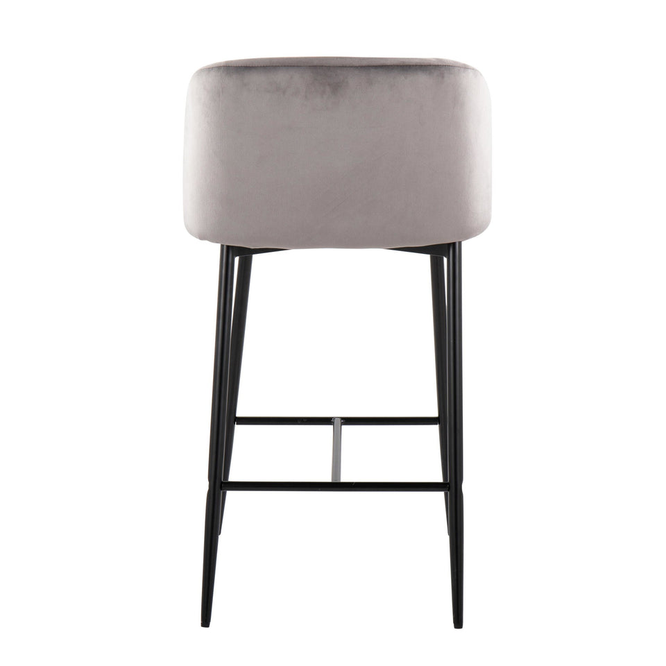 Fran 26" Fixed-Height Counter Stool - Set of 2