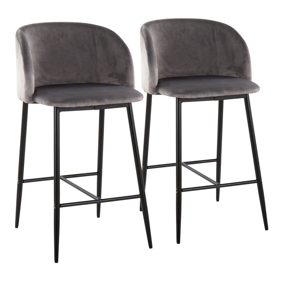 Fran 26" Fixed-Height Counter Stool - Set of 2