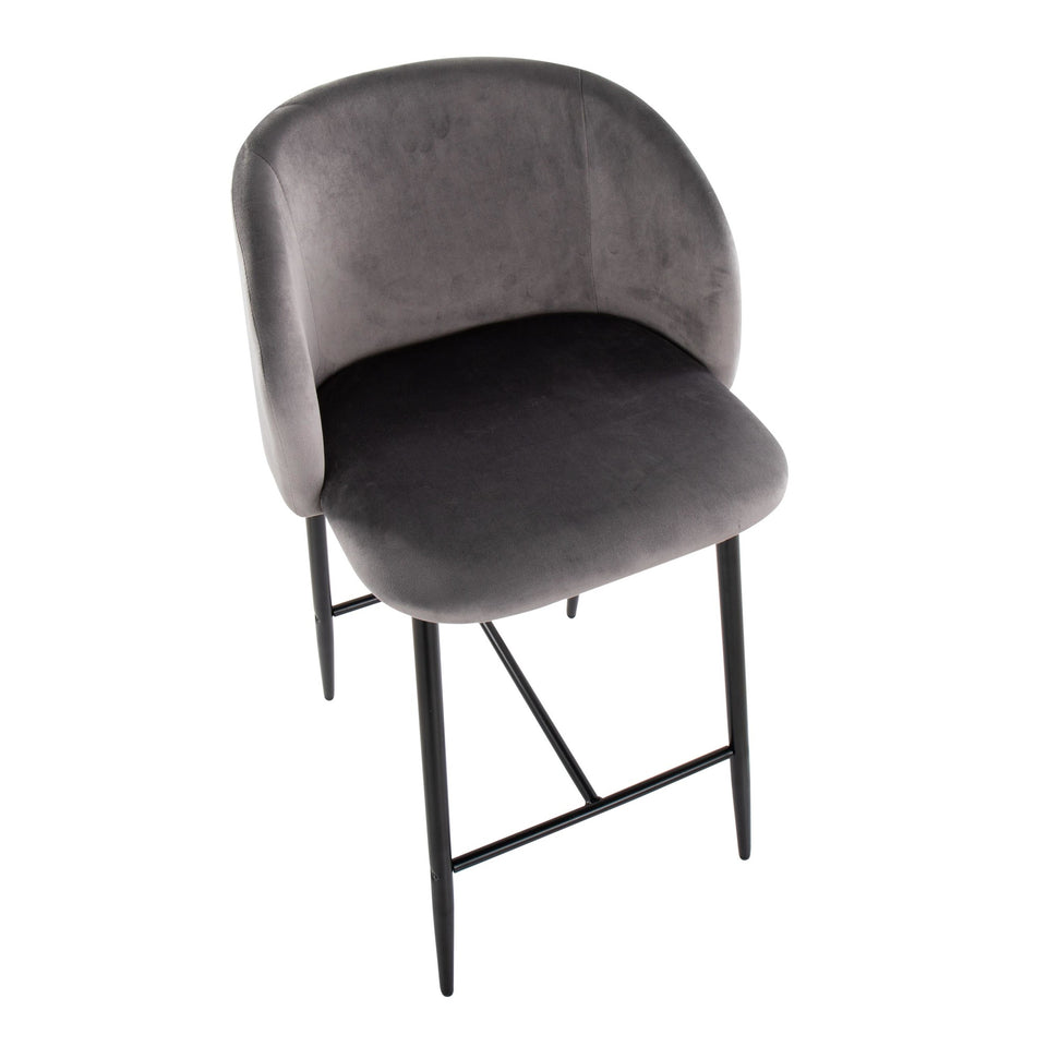 Fran 26" Fixed-Height Counter Stool - Set of 2