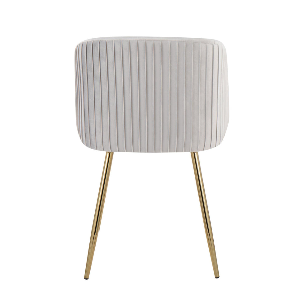 Fran Pleated Chair - Set of 2