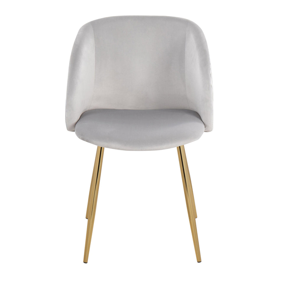 Fran Pleated Waves Chair - Set of 2