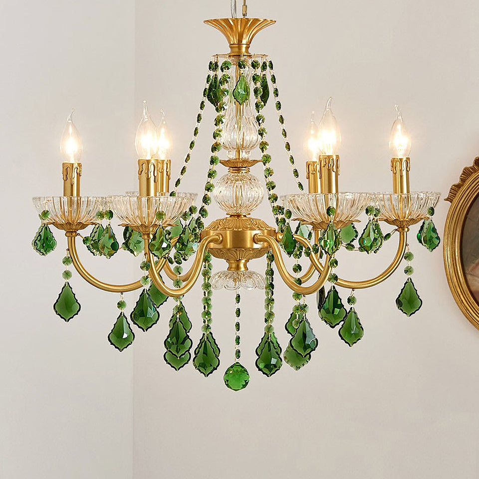 Green & Gold chandelier - additional view 8