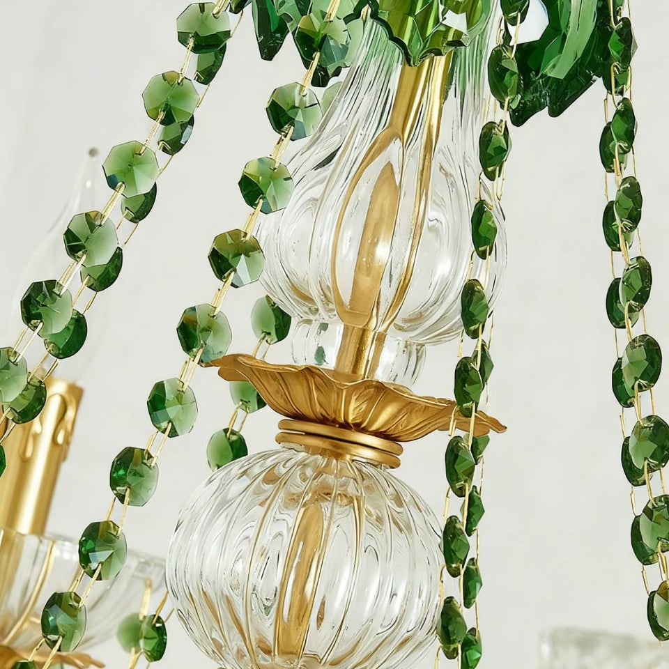 Green & Gold chandelier - additional view 9