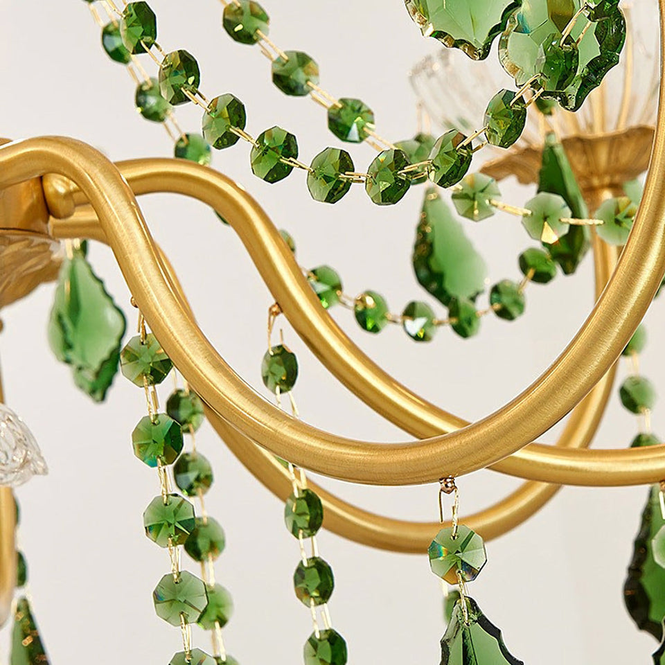 Green & Gold chandelier - additional view 11