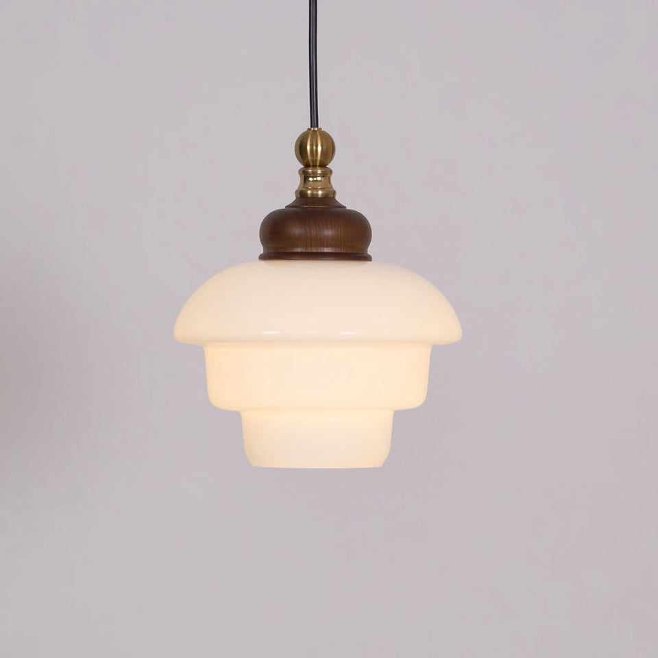 Nordic Cream White Glass Pendant Lights