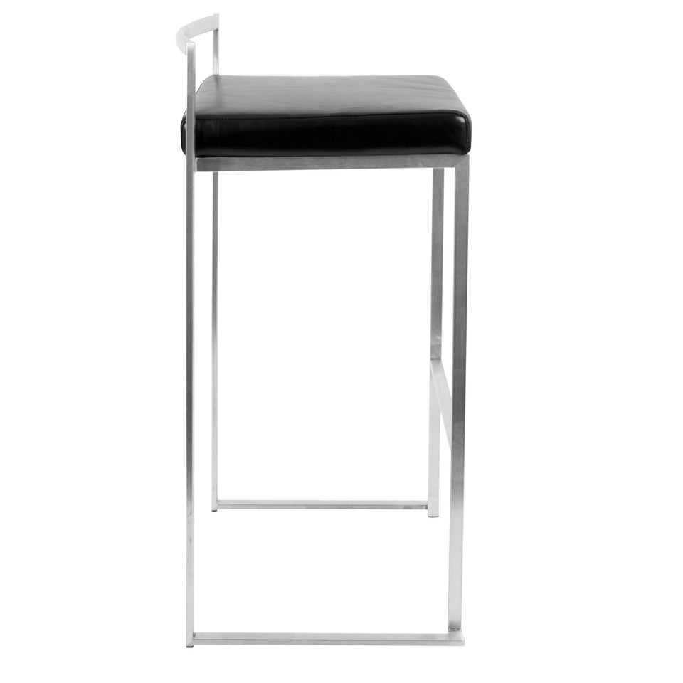 Fuji Stacker 30" Fixed-Height Barstool - Set of 2