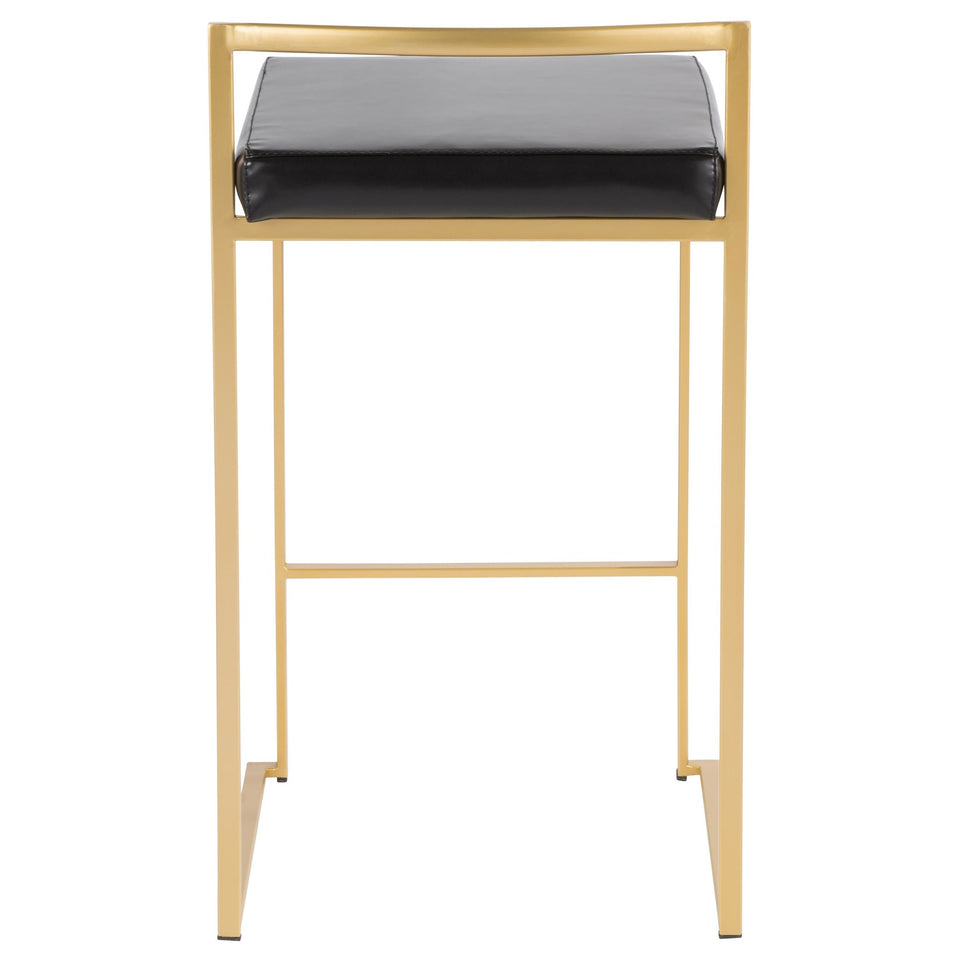 Fuji Stacker 26" Fixed-Height Counter Stool - Set of 2