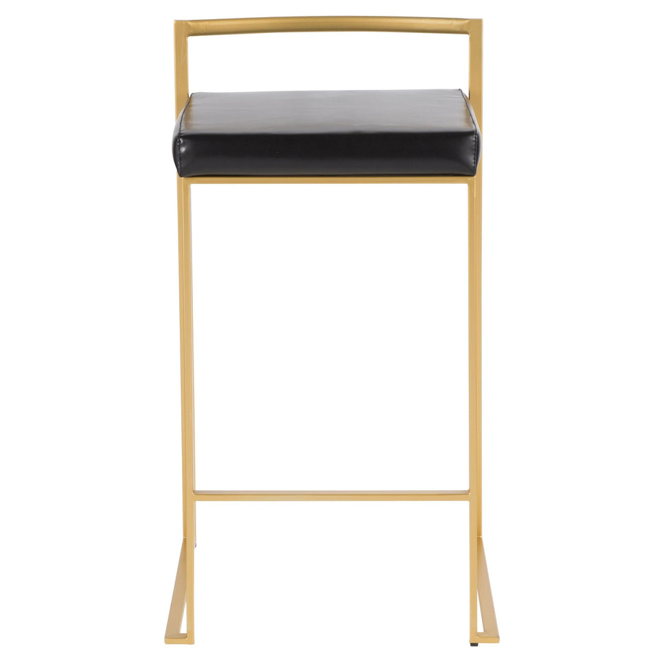 Fuji Stacker 26" Fixed-Height Counter Stool - Set of 2