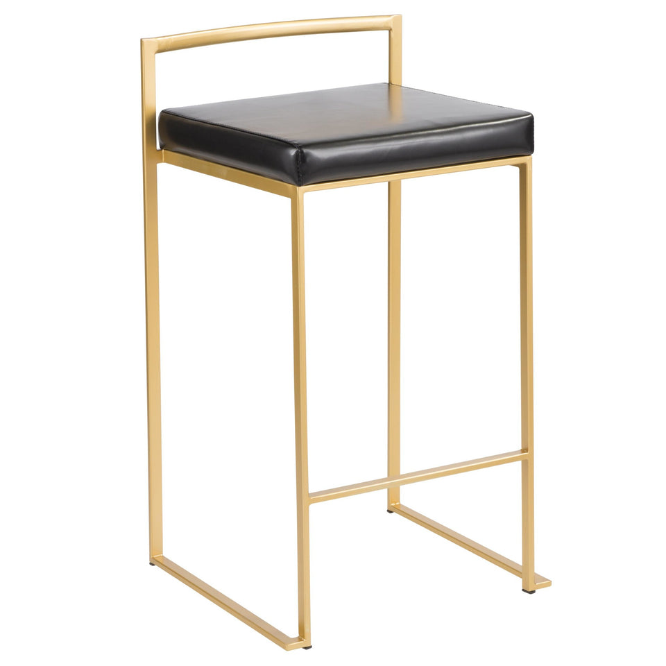 Fuji Stacker 26" Fixed-Height Counter Stool - Set of 2