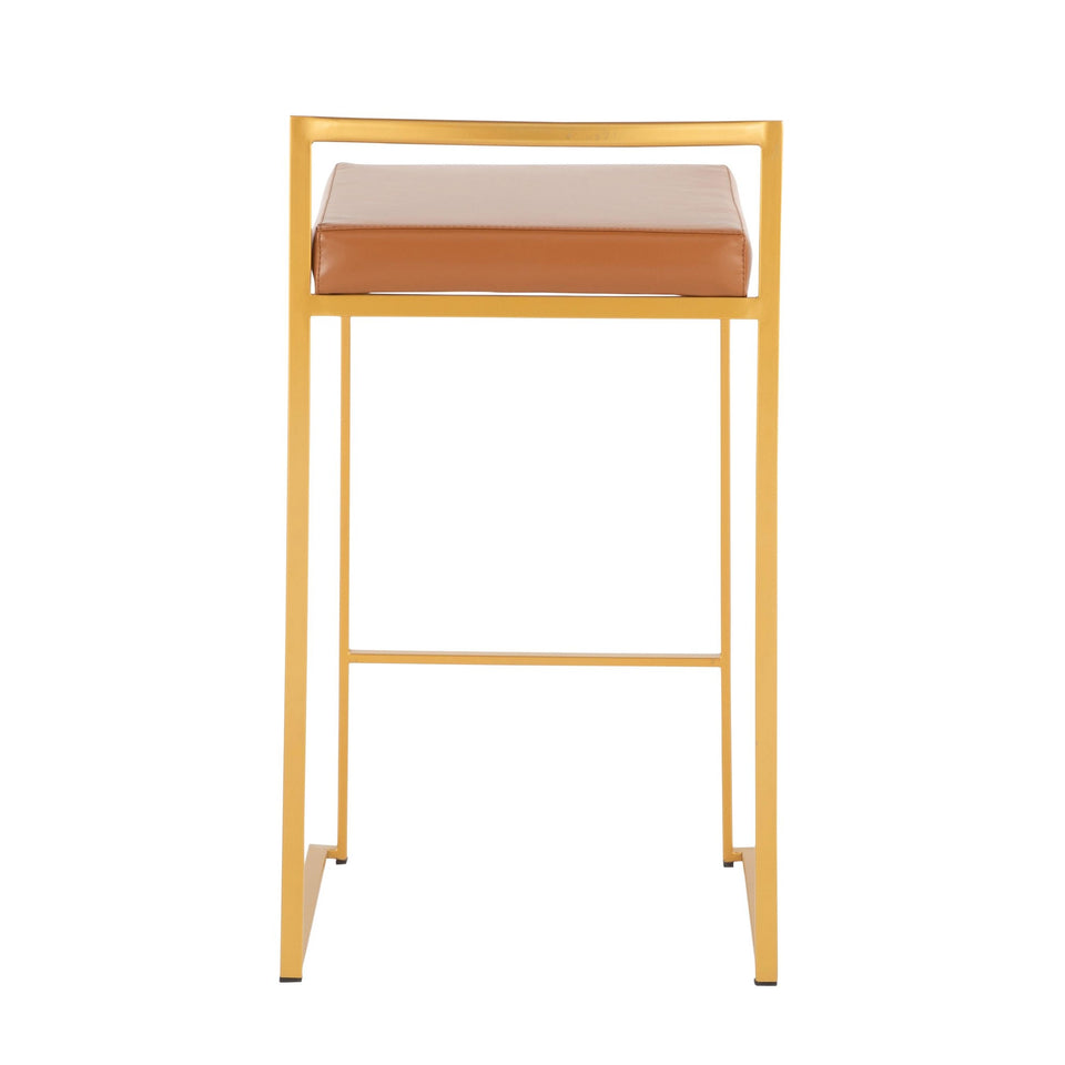Fuji Stacker 26" Fixed-Height Counter Stool - Set of 2