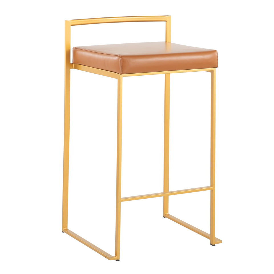 Fuji Stacker 26" Fixed-Height Counter Stool - Set of 2