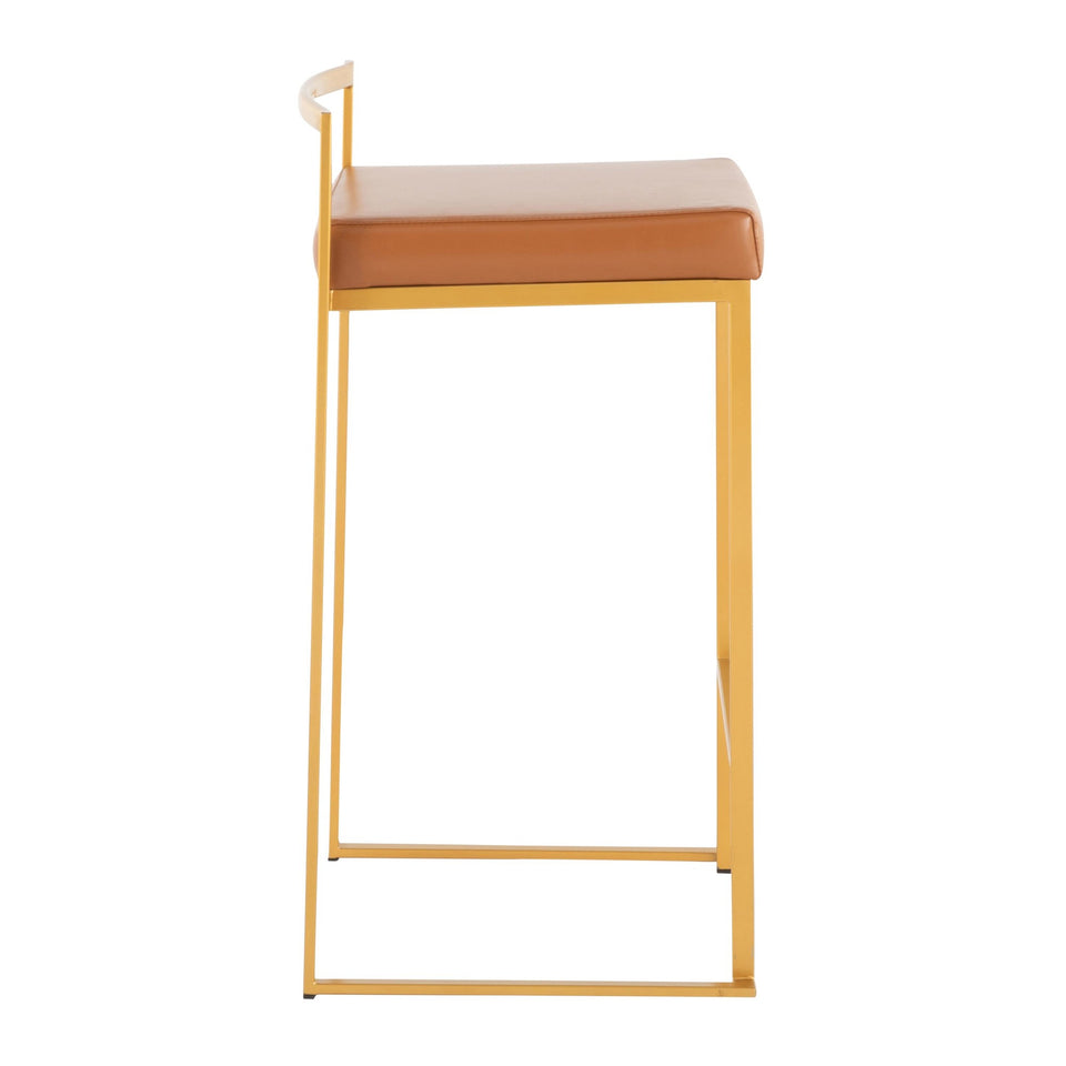 Fuji Stacker 26" Fixed-Height Counter Stool - Set of 2