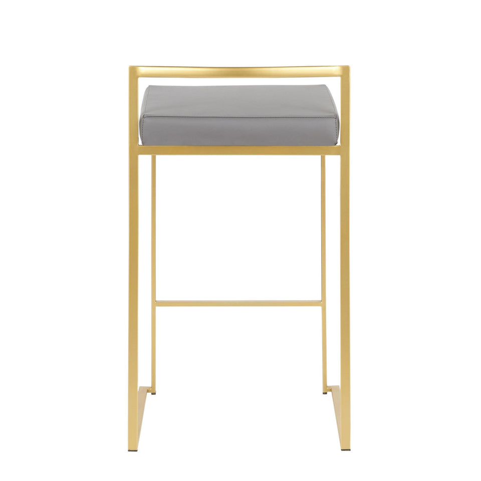 Fuji Stacker 26" Fixed-Height Counter Stool - Set of 2