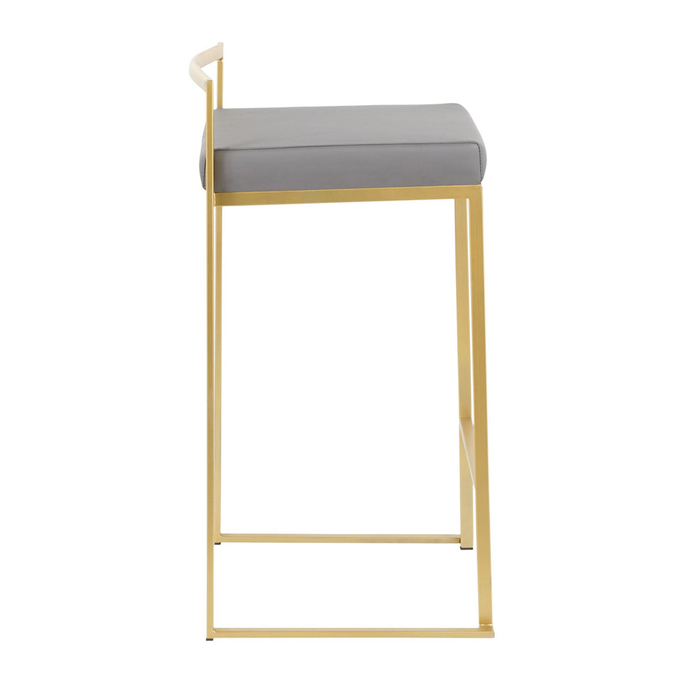 Fuji Stacker 26" Fixed-Height Counter Stool - Set of 2