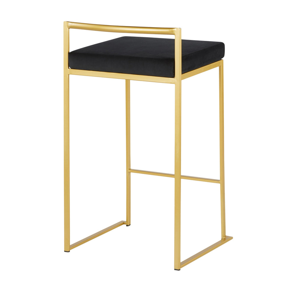 Fuji Stacker 26" Fixed-Height Counter Stool - Set of 2