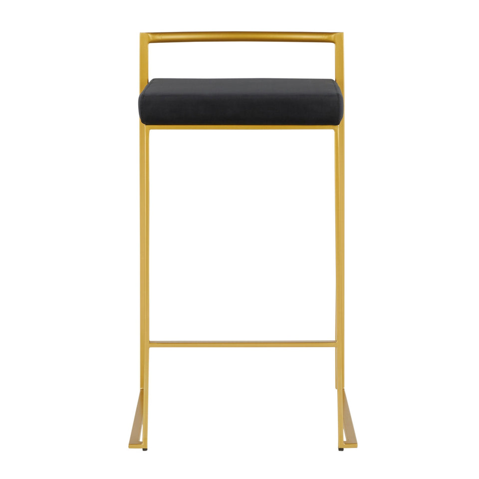 Fuji Stacker 26" Fixed-Height Counter Stool - Set of 2