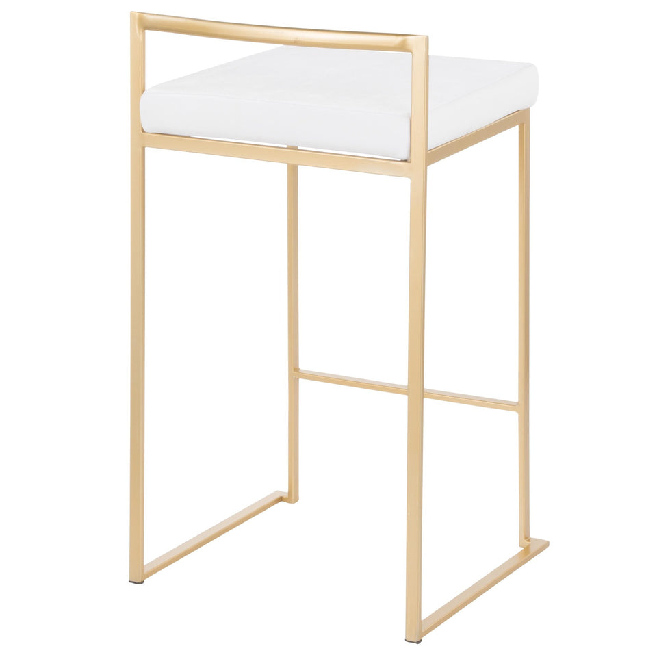 Fuji Stacker 26" Fixed-Height Counter Stool - Set of 2