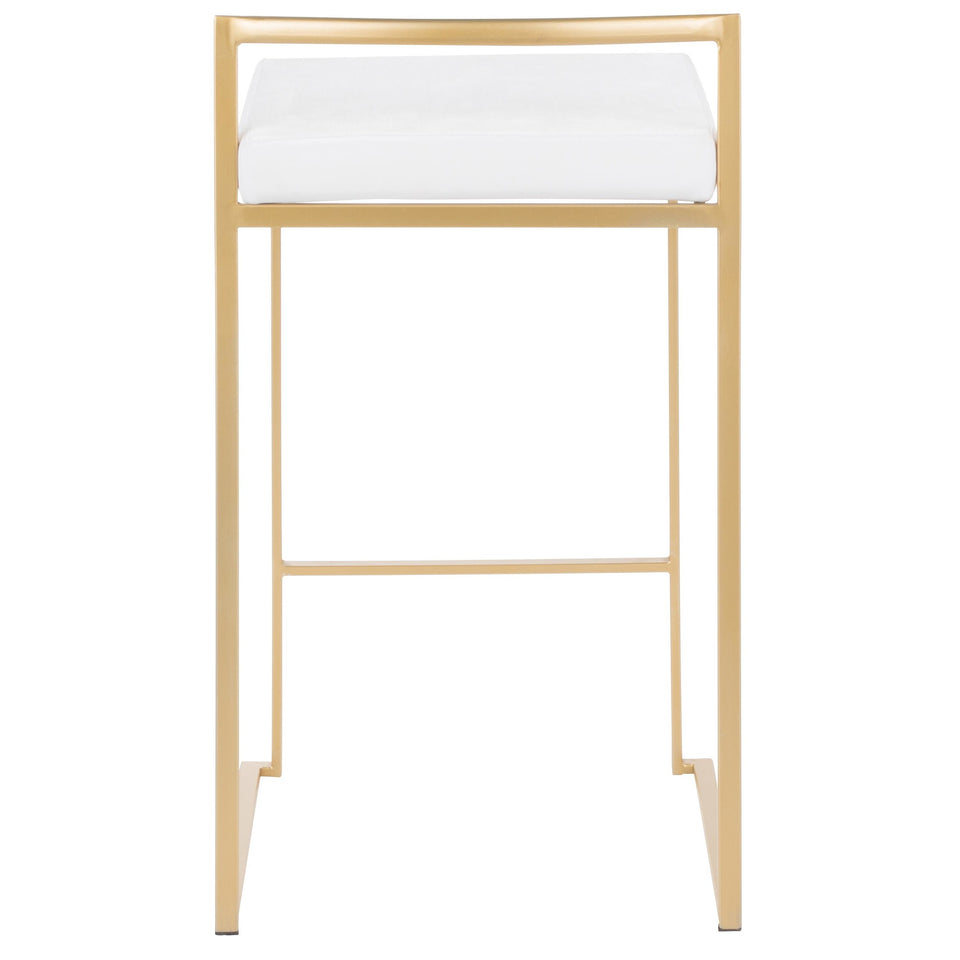Fuji Stacker 26" Fixed-Height Counter Stool - Set of 2