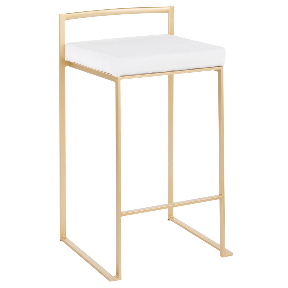 Fuji Stacker 26" Fixed-Height Counter Stool - Set of 2