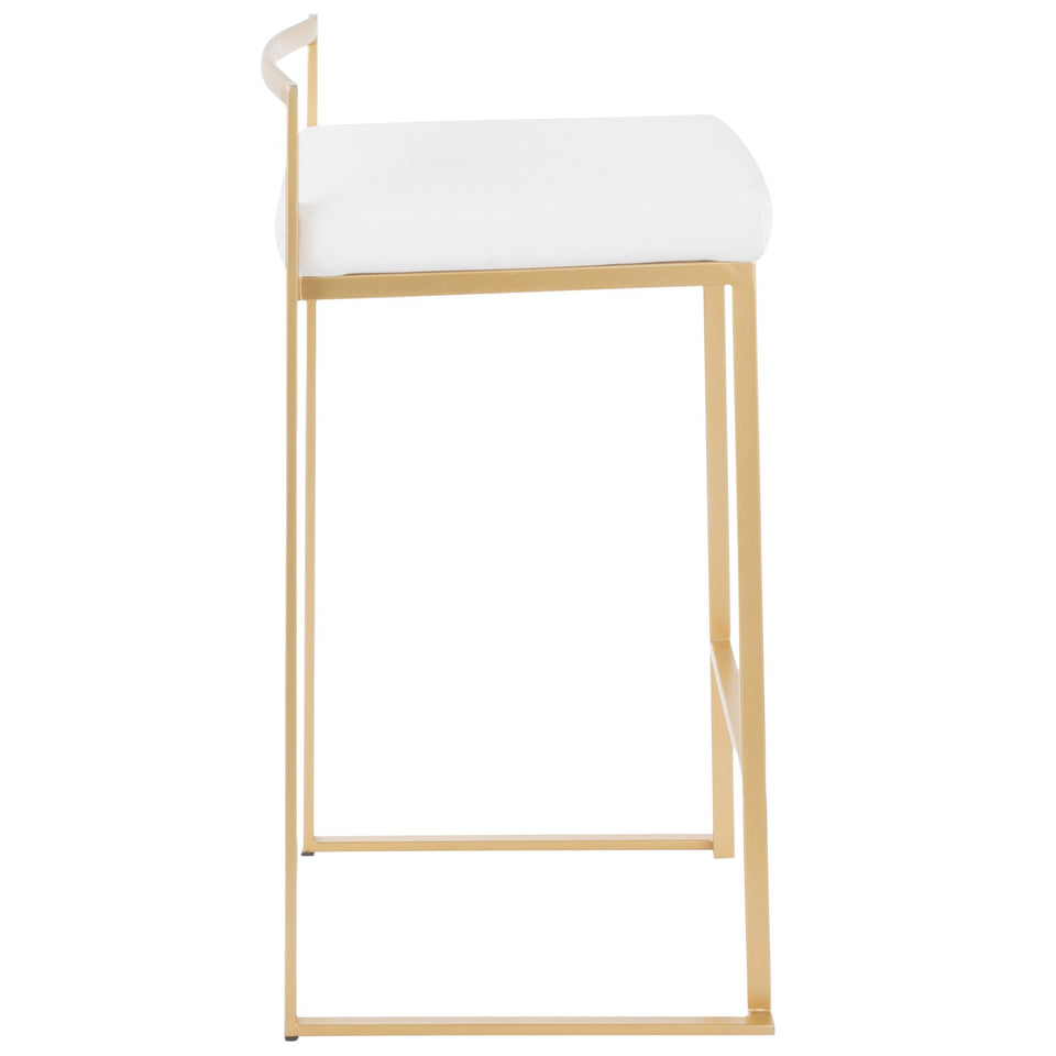 Fuji Stacker 26" Fixed-Height Counter Stool - Set of 2