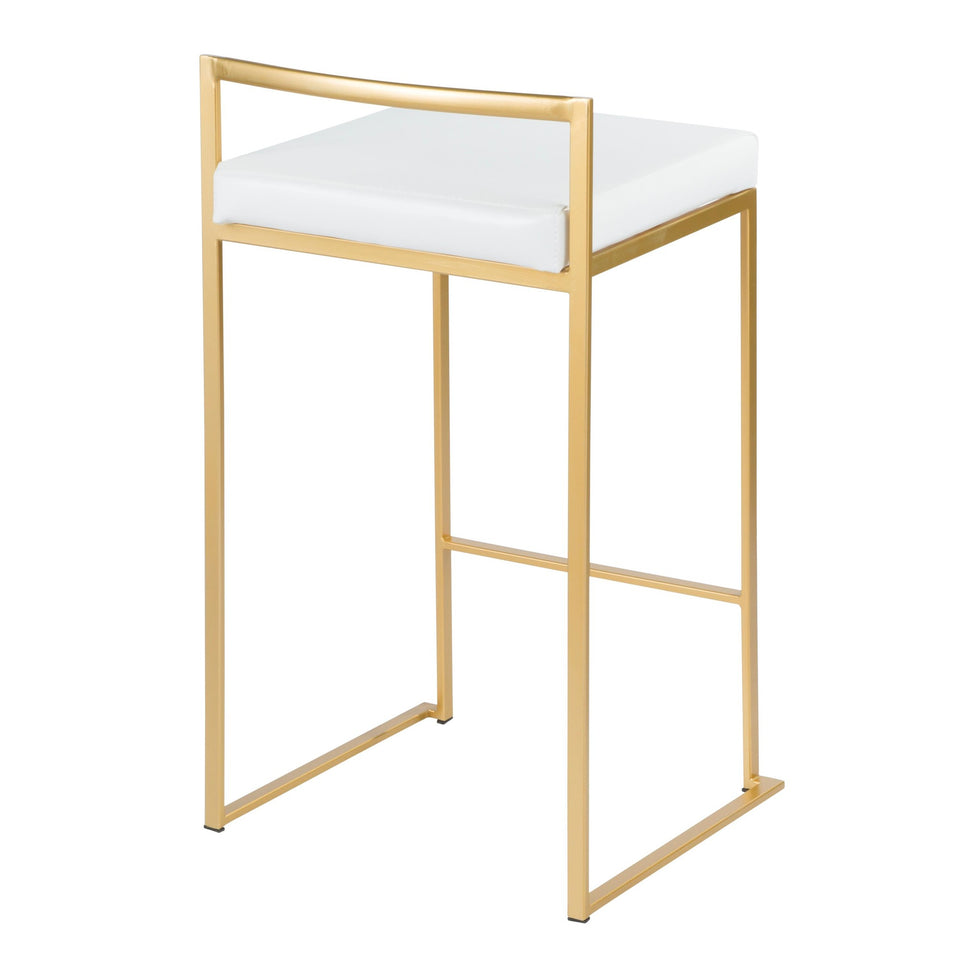 Fuji Stacker 26" Fixed-Height Counter Stool - Set of 2