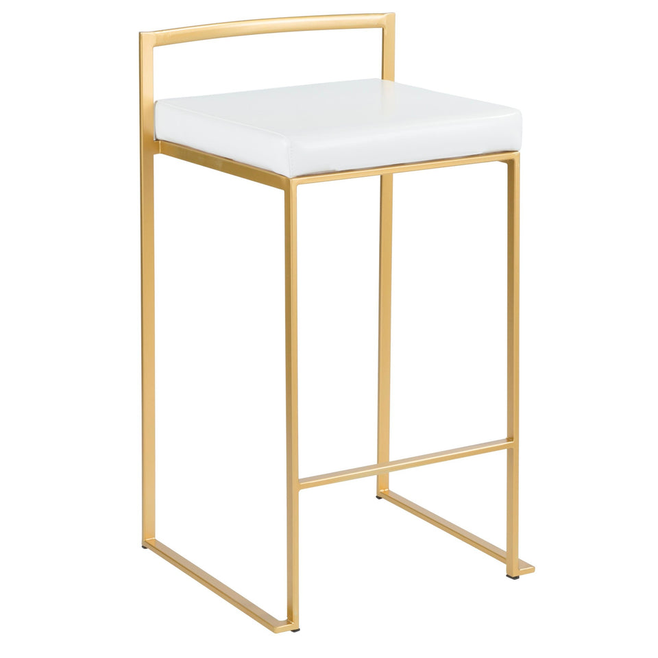Fuji Stacker 26" Fixed-Height Counter Stool - Set of 2