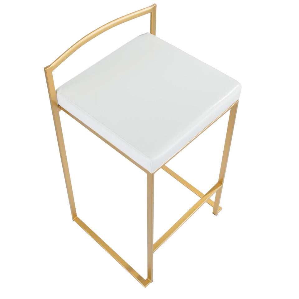 Fuji Stacker 26" Fixed-Height Counter Stool - Set of 2