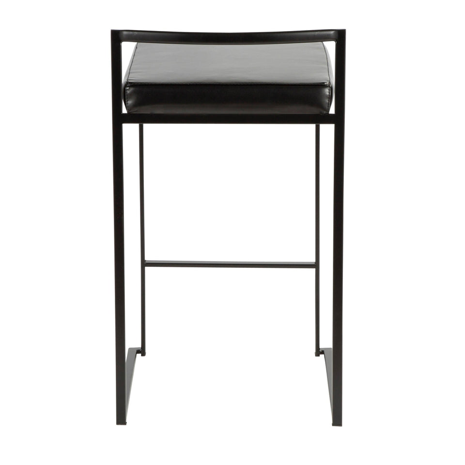 Fuji Stacker 26" Fixed-Height Counter Stool - Set of 2