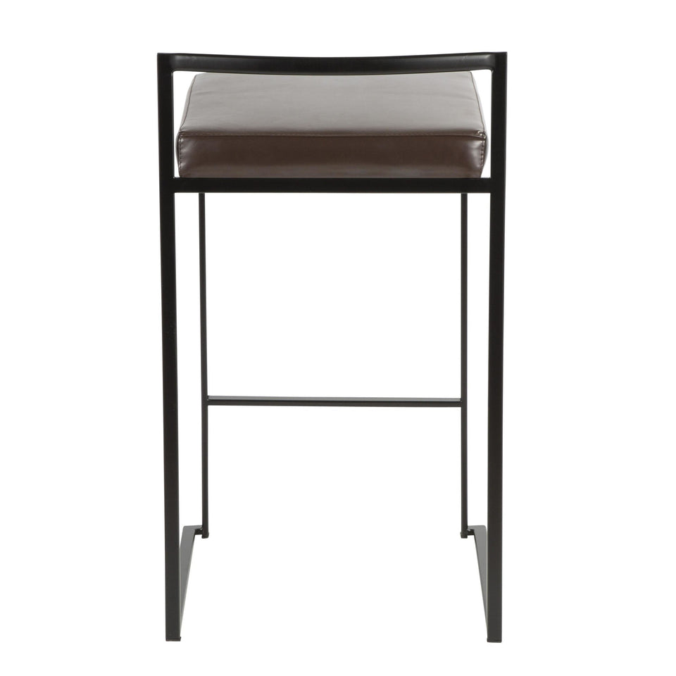 Fuji Stacker 26" Fixed-Height Counter Stool - Set of 2
