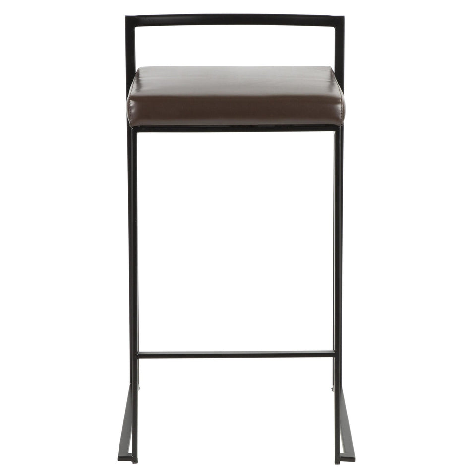 Fuji Stacker 26" Fixed-Height Counter Stool - Set of 2