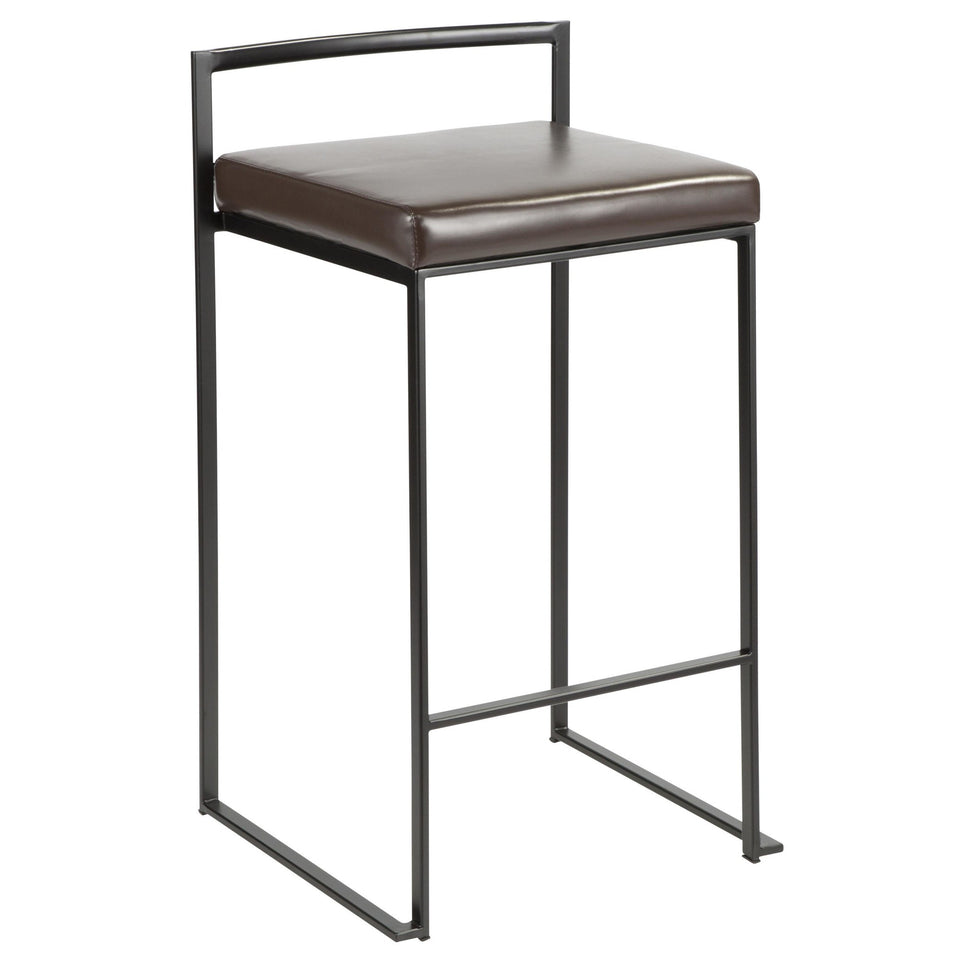 Fuji Stacker 26" Fixed-Height Counter Stool - Set of 2