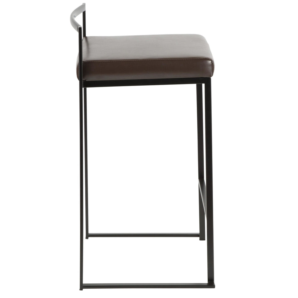 Fuji Stacker 26" Fixed-Height Counter Stool - Set of 2